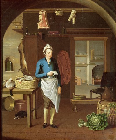 Keittiökohtaus, 1771 tekijältä John Atkinson