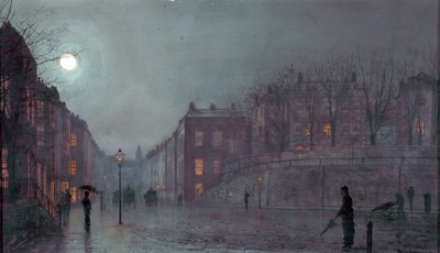 Näkymä Hampsteadista, Lontoosta, 1882 tekijältä John Atkinson Grimshaw