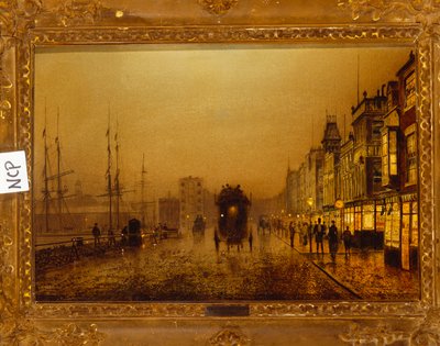 Glasgow Docks, 1892 tekijältä John Atkinson Grimshaw