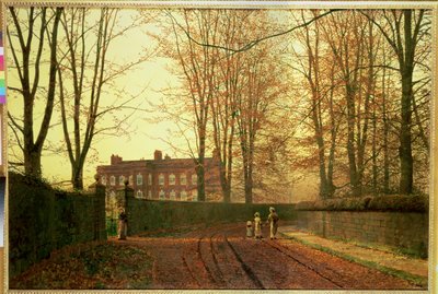 Kirkkoon menossa, 1880 tekijältä John Atkinson Grimshaw