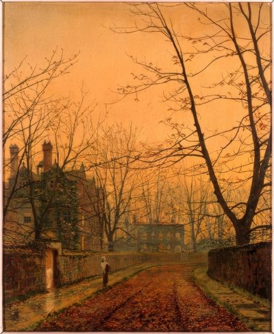 Hampstead - syksyn kulta tekijältä John Atkinson Grimshaw
