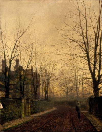J.A.Grimshaw, Syksyn kulta / Gemälde, 1882 tekijältä John Atkinson Grimshaw