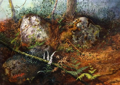 Newlay Wood, 1861 tekijältä John Atkinson Grimshaw