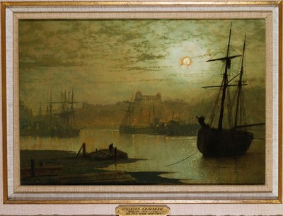 Eskillä, Whitby, 1877 tekijältä John Atkinson Grimshaw