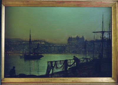 Huonekalut ja erilaiset esineet 1100- ja 1300-luvuilta tekijältä John Atkinson Grimshaw