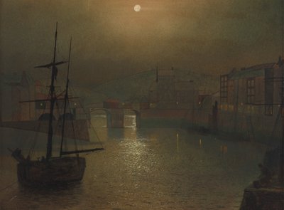 Whitby tekijältä John Atkinson Grimshaw