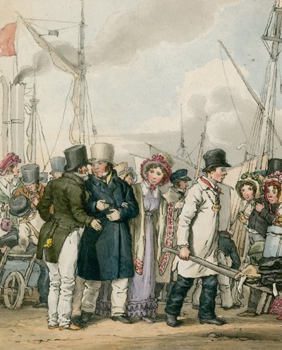 Saapuminen Margateen tekijältä John Augustus Atkinson