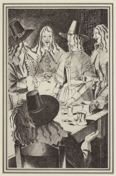 Daniel Defoen kuvitus Moll Flandersille (litho) tekijältä John Austen