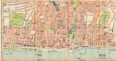 Brighton, 1900-luku tekijältä John Bartholomew