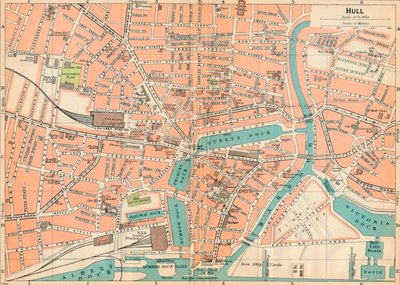 Hull, 1900-luku tekijältä John Bartholomew