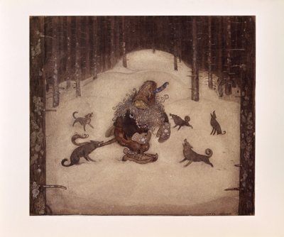 John Bauer, Peikko ja sudet tekijältä John Bauer