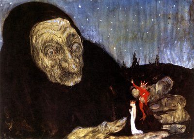 Noita ja kuninkaan lapset, 1909 tekijältä John Bauer