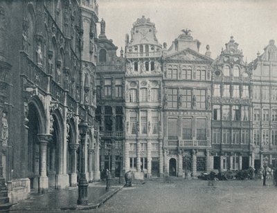 Grand Placen kulma, Bryssel, Belgia, c1900 1914-1915 tekijältä John Benjamin Stone