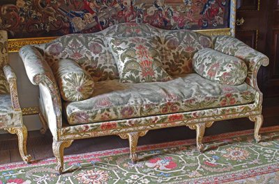 George III Giltwood Humpback soodasänky tekijältä John Bladwell