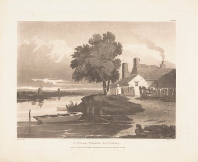 Mökki, Thames, Battersea tekijältä John Bluck