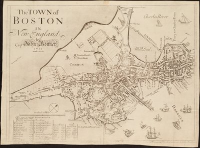Bostonin kaupunki Uudessa Englannissa tekijältä John Bonner
