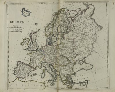 Eurooppa, 1814 tekijältä John Bower