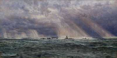 Luoteistuuli Longshipsin majakan edustalla tekijältä John Brett