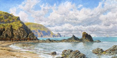 "Forest Cove, Cardigan Bay", 1883 tekijältä John Brett