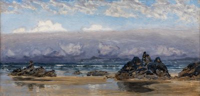 Newquay, Cornwall (öljy kankaalle) tekijältä John Brett