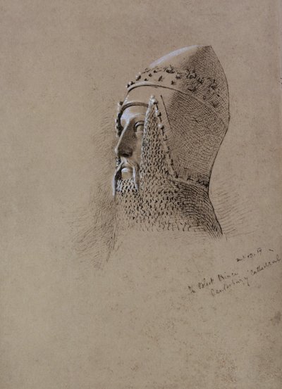Musta prinssi (1330-76), 13. joulukuuta 1859 (kynä ja muste paperille) tekijältä John Brett