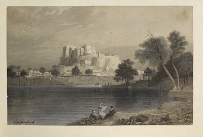 Hyderabad (värillinen kaiverrus) tekijältä John Browning Bellasis