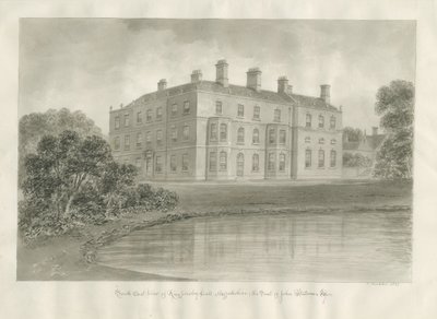 Biddulph - Knypersley Hall [uusi] : seepiapiirustus tekijältä John Buckler