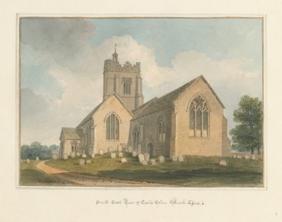 Essex - Earls Colne Church, 1824 tekijältä John Buckler