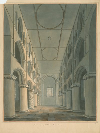 Essex - Waltham Abbey - Sisustus, 1802 tekijältä John Buckler