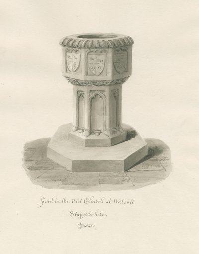 Fontti Walsall Churchissa [