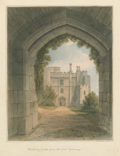 Gloucestershire - Berkeley Castle, 1823 tekijältä John Buckler