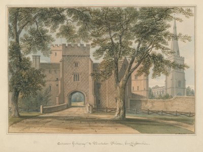 Huntingdonshire - Buckdenin palatsi, 1800 tekijältä John Buckler