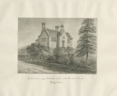 Kinver Town - "School House": seepiapiirros tekijältä John Buckler