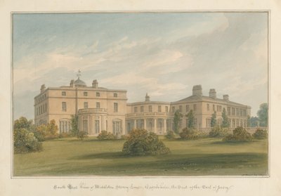 Oxfordshire - Middleton Stoney House, 1827 tekijältä John Buckler