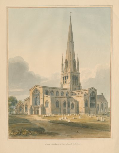 Oxfordshire - Witneyn kirkko tekijältä John Buckler