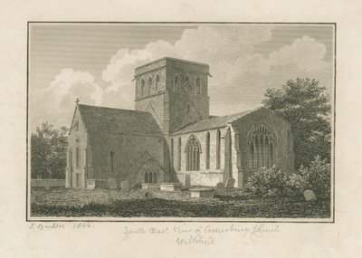 Wiltshire - Amesbury Church: kaiverrus, 1806 tekijältä John Buckler