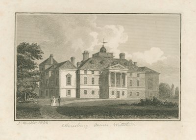 Wiltshire - Amesbury House: kaiverrus tekijältä John Buckler