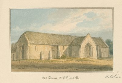 Wiltshire - Chilmark - Old Barn, 1817 tekijältä John Buckler
