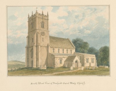 Wiltshire - Donhead Saint Mary Church, 1804 tekijältä John Buckler