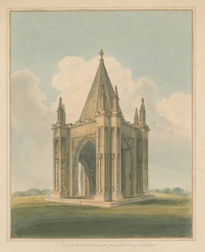 Wiltshire - Salisburyn katedraali - Kuisti, 1800 tekijältä John Buckler
