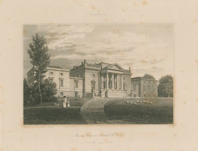 Wiltshire - Stourhead - Mansion: kaiverrus tekijältä John Buckler
