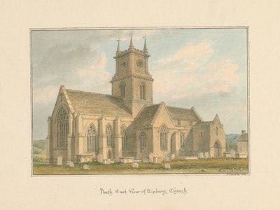 Wiltshire - Tisbury Church, 1804 tekijältä John Buckler