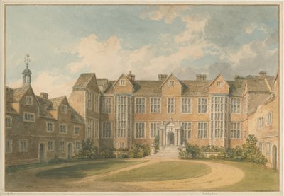 Yorkshire - York - Heslington House Interior, 1818 tekijältä John Buckler