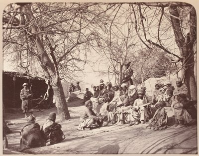 Katunäkymä Jalalabadin kaupungissa, 1878 tekijältä John Burke