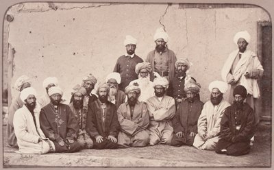 Sirdar Habeeboolah [sic] Gilzai ja muut khaanit, 1879 tekijältä John Burke