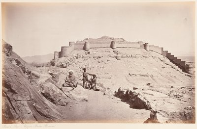Eteläkasvot, Ylä-Bala Hissar, Kabul, 1879 tekijältä John Burke