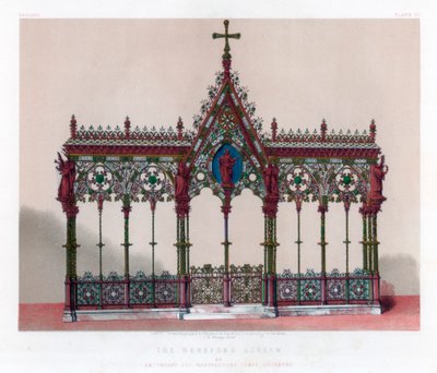 Herefordin näyttö, 1800-luku. tekijältä John Burley Waring