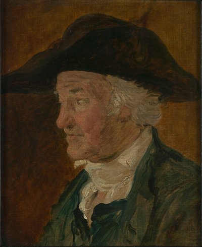Kommodori Samuel Wilkes, Greenwichin eläkeläinen, noin 1832 (maalaus). tekijältä John Burnet