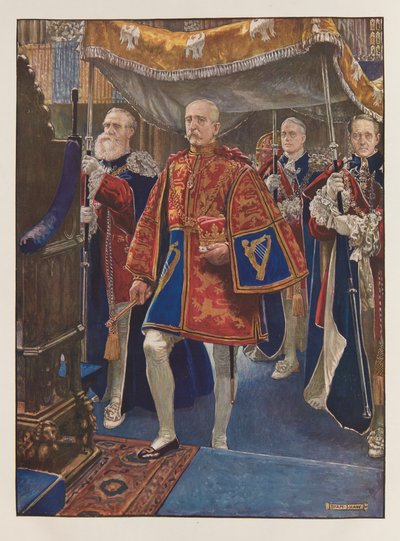 Kuningas Edward VII:n kruunaus tekijältä John Byam Liston Shaw