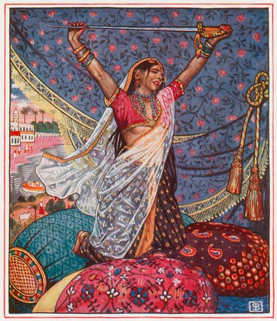 Rakkaus on pyhän asian symboli tekijältä John Byam Liston Shaw